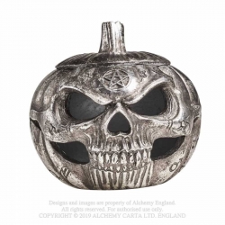 Alchemy Pumpkin Skull Pot - Szkatułka Dynia - Czaszka
